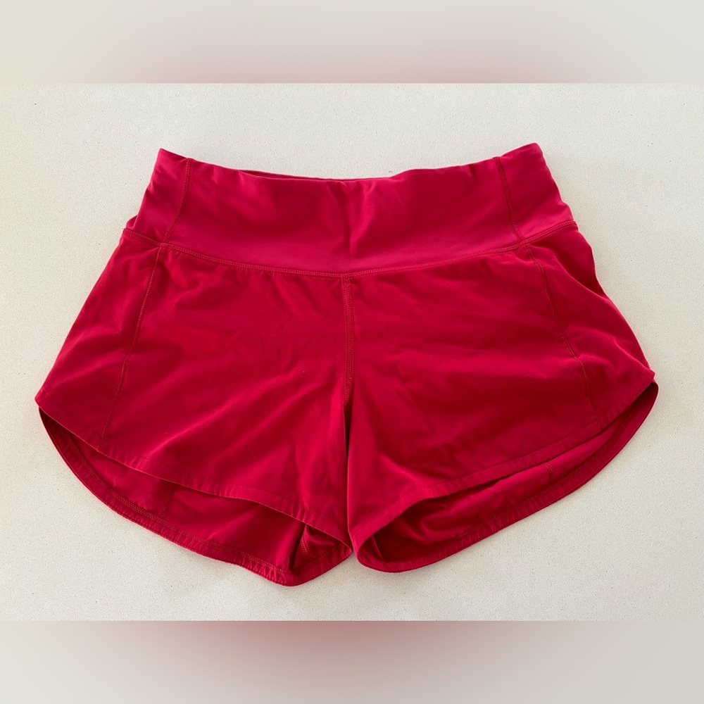 Lululemon high rise speed up shorts